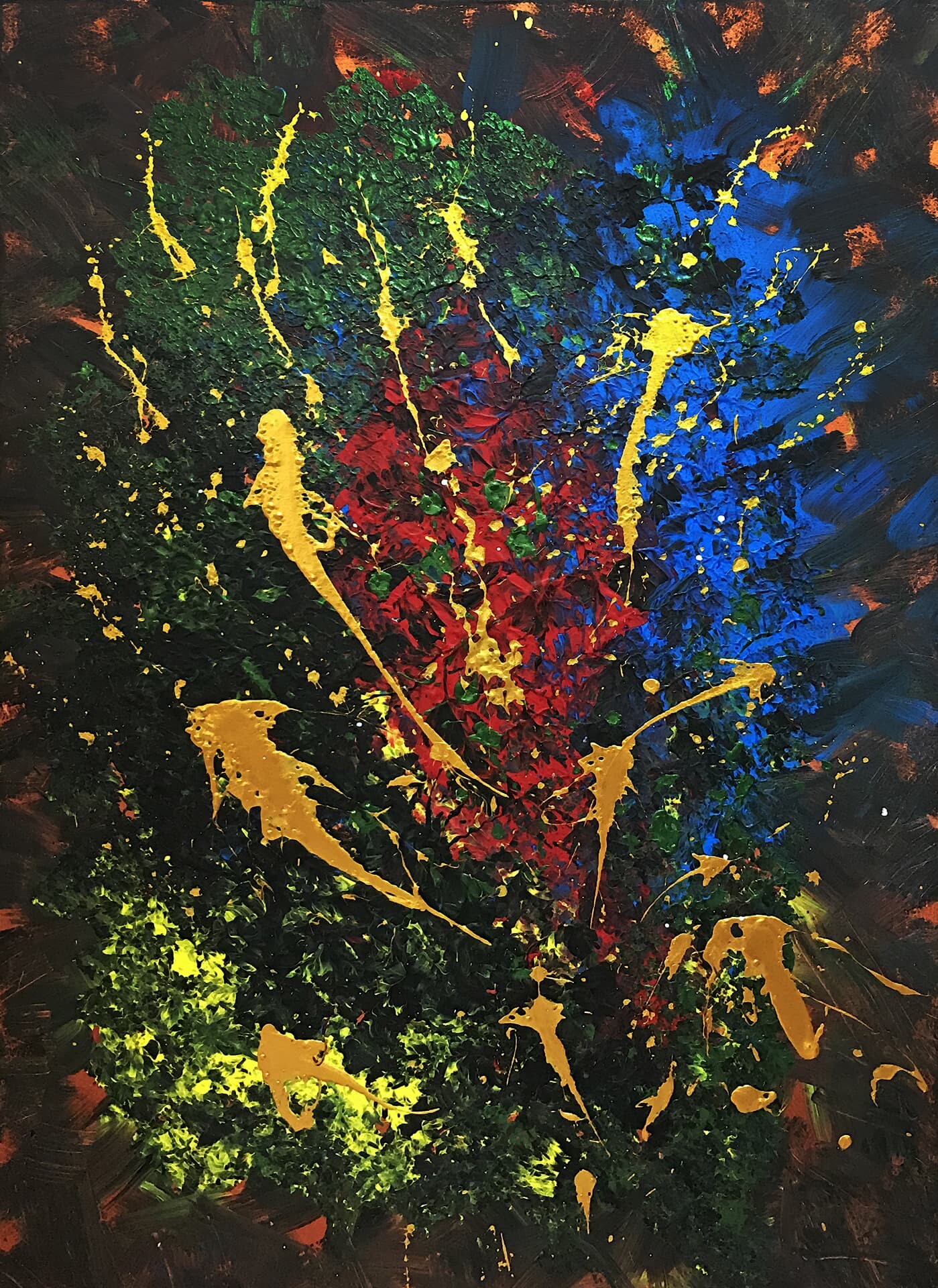 onna - bugeisha, 2020, tuval üzerine akrilik, 120 cm x 80 cm