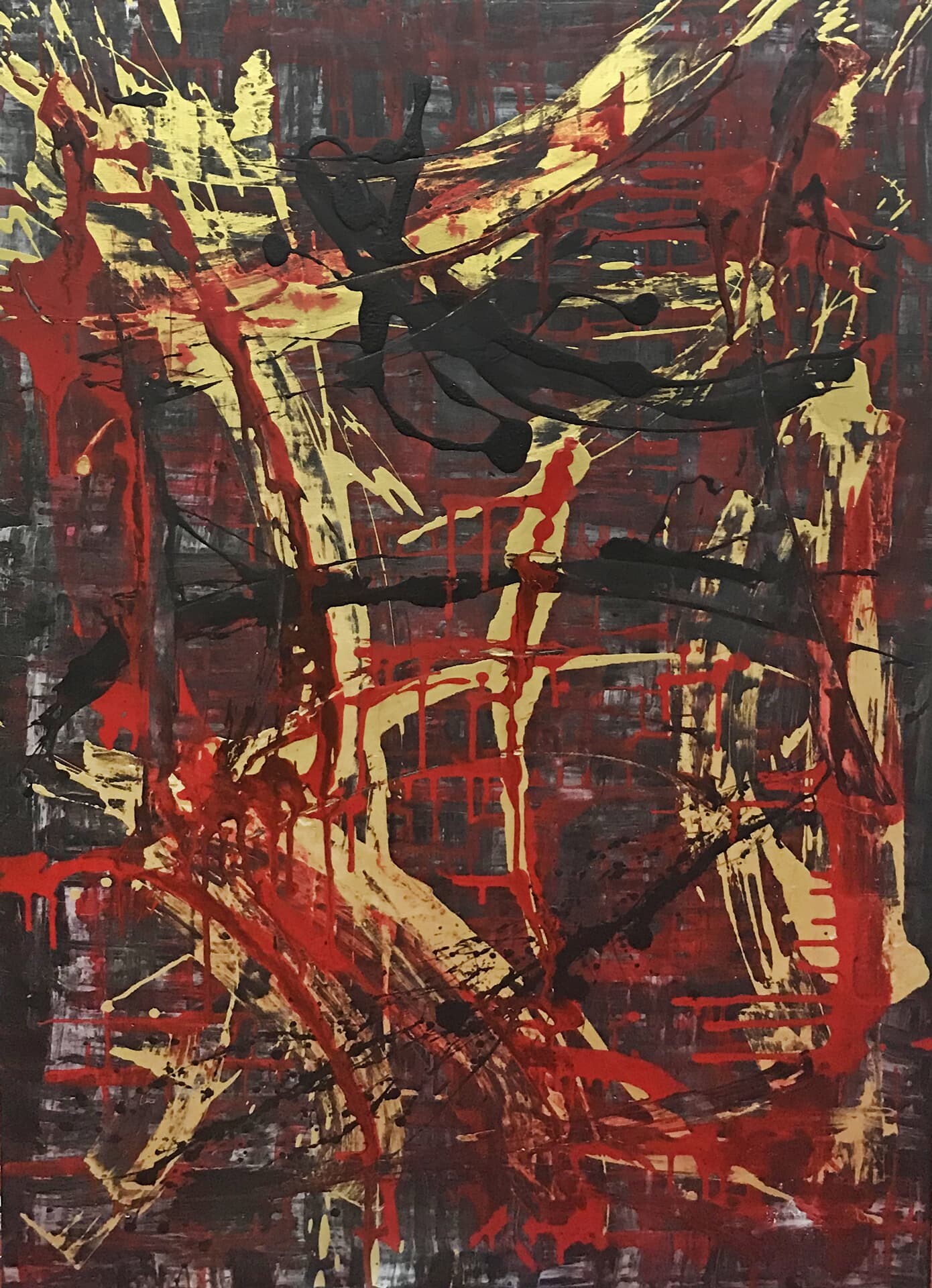 brooklyn, 2020, tuval üzerine akrilik, 120 cm x 80 cm