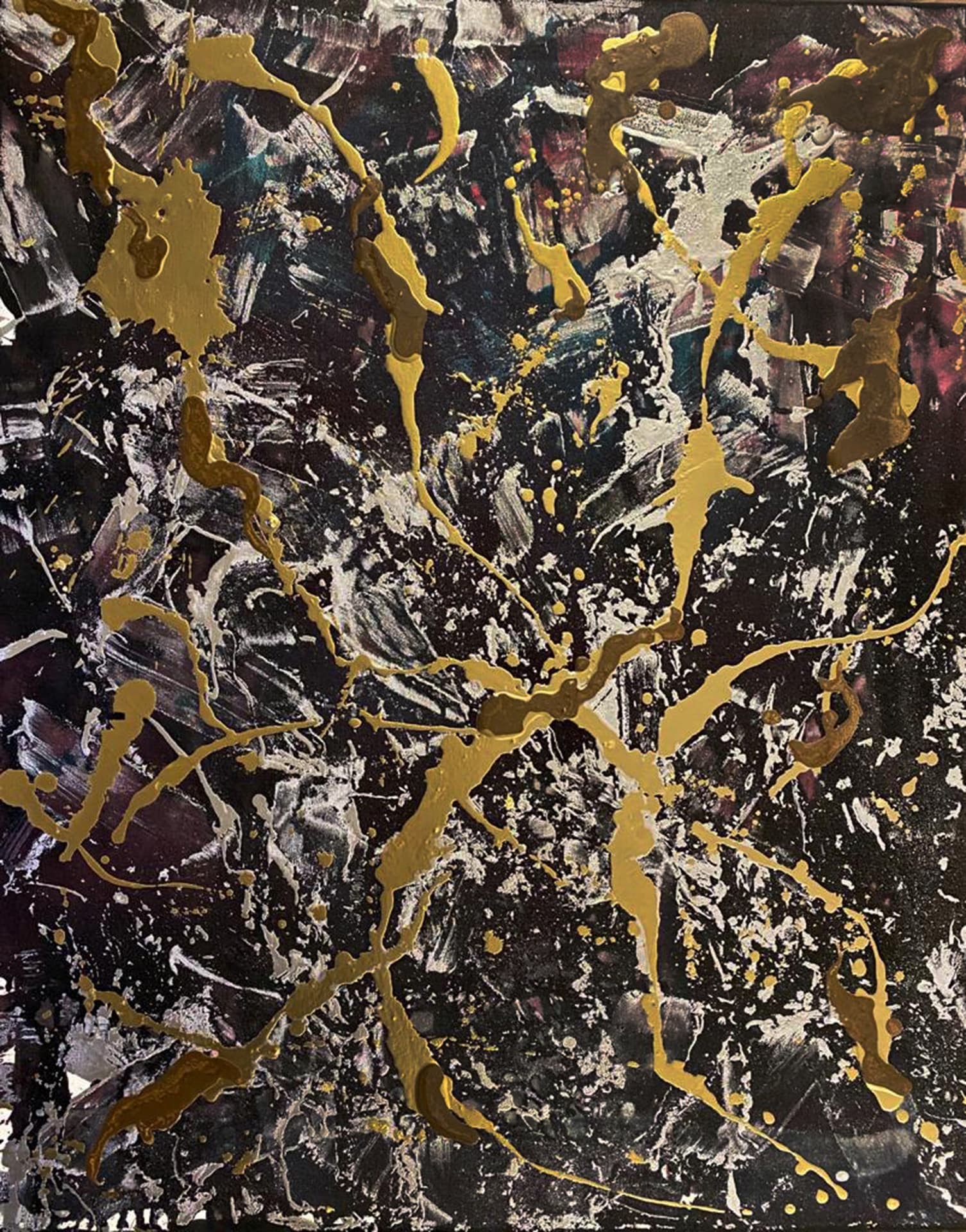 Özge Gürkan - subliminal, 2020 , tuval üzerine karışık teknik, 100 cm x 70 cm